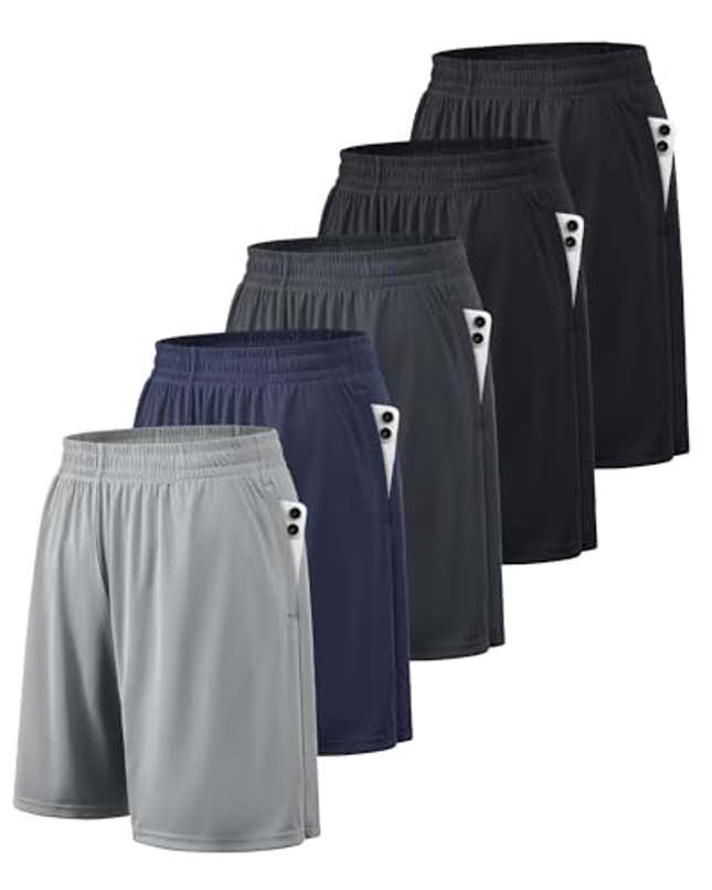 BALENNZ Athletic Shorts for Men with Pockets and Elastic Waistband Quick Dry Activewear, Now 41% Off