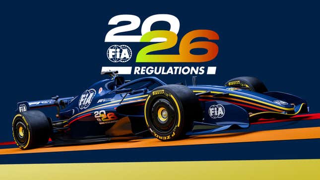 Una imagen promocional de cómo podría verse un auto de F1 2026