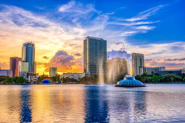 Orlando skyline.