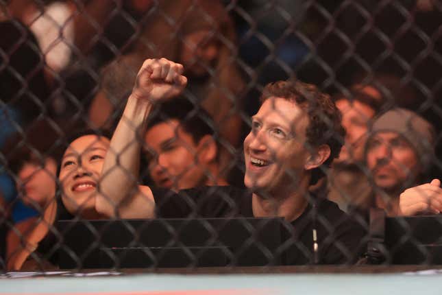 Image for article titled Mark Zuckerberg wore a $300,000 Rolex to a UFC match