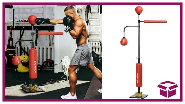 Image for article titled Boost Your Boxing Skills and Get Rid of Stress with Soozier Boxing Bag Freestanding Punching Bag, 19% Off