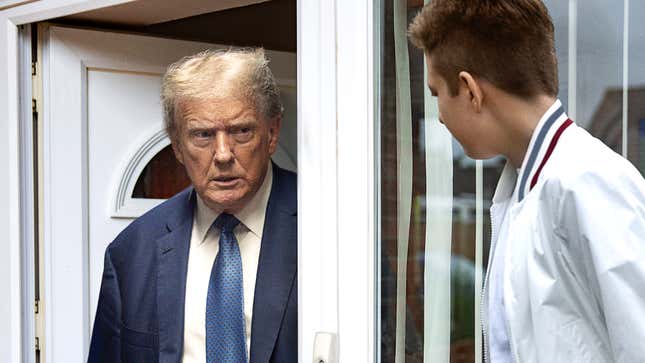 Image for article titled Barron Shows Up On Trump’s Doorstep Claiming To Be His Son