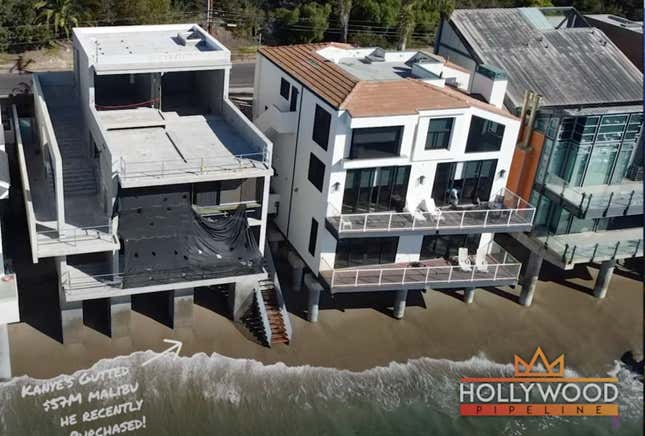 Reportedly a photo of Kanye West’s Malibu home 