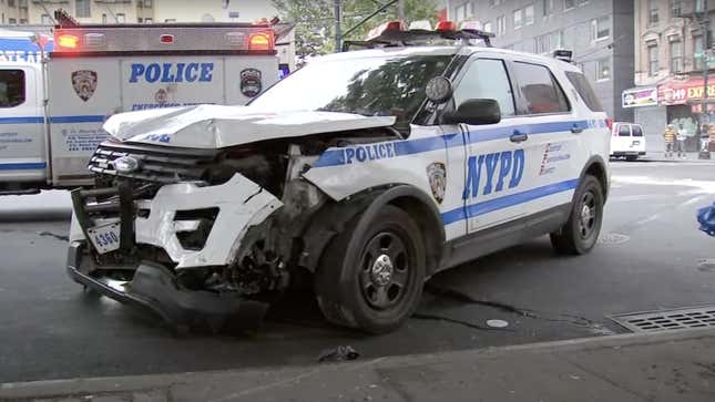 NYPD Officer Injures Two Others After Speeding Down A One-Way The Wrong Way