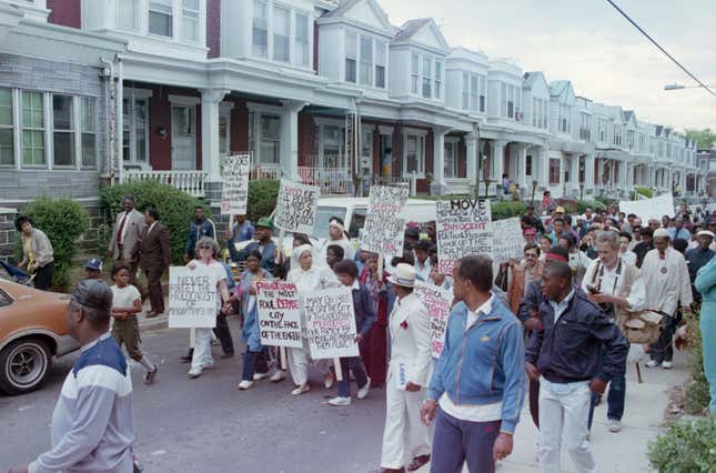 MOVE protest