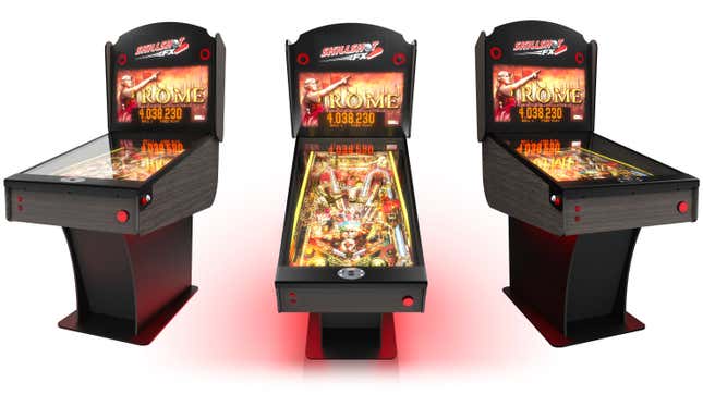 Image for article titled Tonight, I Will Dream About This $9,000 Digital Pinball Machine With a 55-Inch Screen