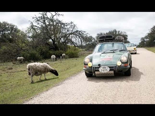 Not Even The Prettiest Aircooled Porsche 911s Are Above Ripping Rad Dirt Donuts