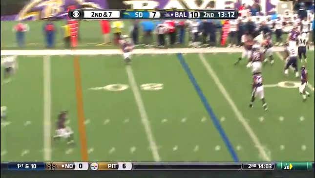 Ravens WR Marlon Brown Knocked Out Of Game With Concussion
