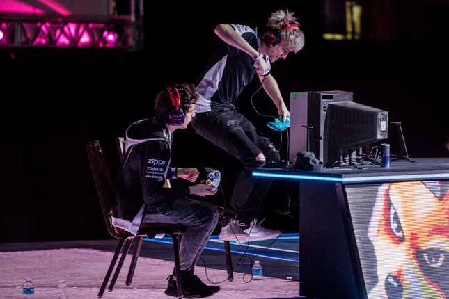 William ‘Leffen’ Hjelte wins Super Smash Bros. Melee grand finals at Evo 2018. 