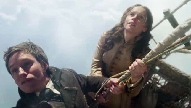 Felicity Jones takes Eddie Redmayne for a ride in <i>The Aeronauts</i> trailer