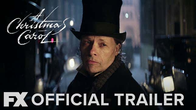 The trailer for FX’s <i>A Christmas Carol</i> shows the darkest side of Scrooge's journey