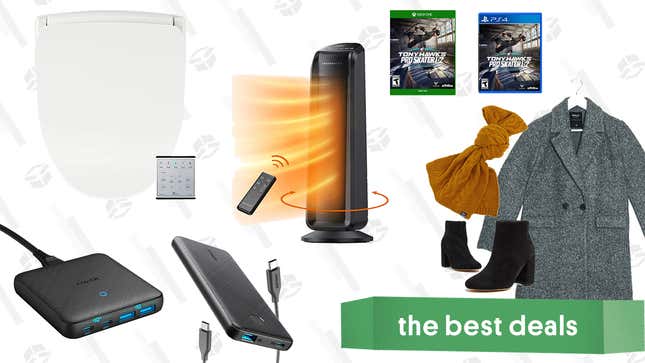 Image for article titled Sunday&#39;s Best Deals: Bio Bidet Seats, ASOS Fall Apparel, Anker Charging Accessories, TaoTronics Oscillating Heater, and More