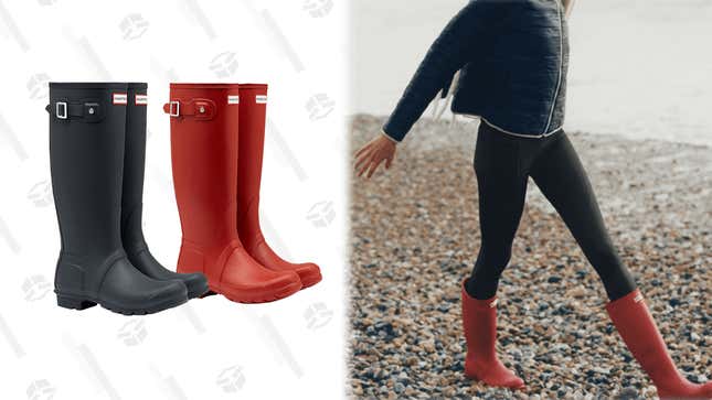 Ladies Hunter Boots in Navy or Red | $60 | Meh