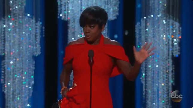 Watch Viola Davis Tearfully Accept Her First Oscar