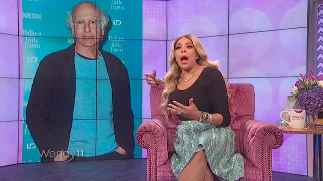Image for article titled Wendy Williams Lusts for Larry David (And Is Sorry for Discussing Joaquin Phoenix's Cleft Palate)