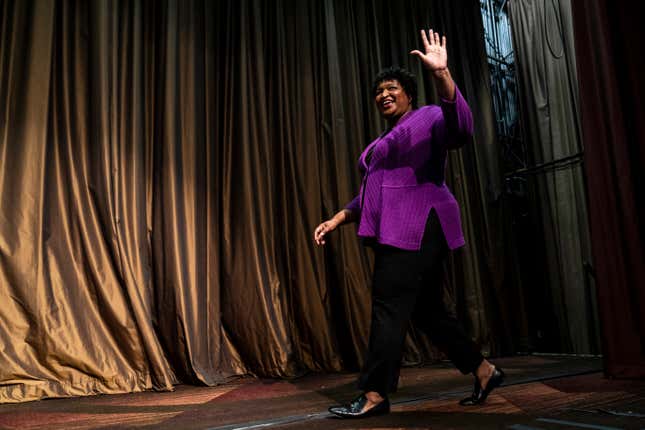 Image for article titled Progressives Really Want Stacey Abrams to Be Joe Biden&#39;s Running Mate and They Have the Data to Prove She&#39;s the Best Choice