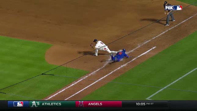 Alejandro De Aza Redefines Boneheaded Play