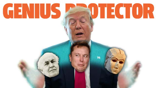 Image for article titled President Trump Wants To Protect Geniuses Like Elon Musk, Thomas Edison, And Whoever Invented The Wheel