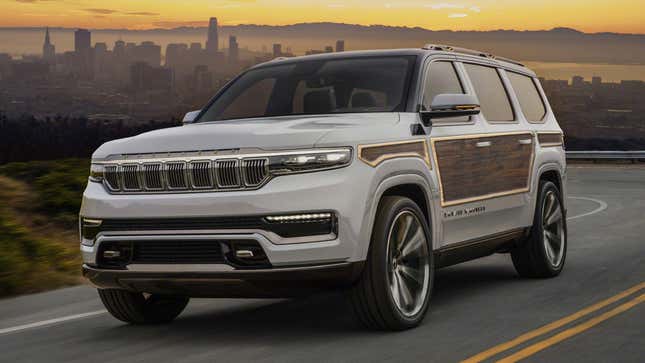 Image for article titled Here's How The New Jeep Grand Wagoneer Would Look With Wood Trim