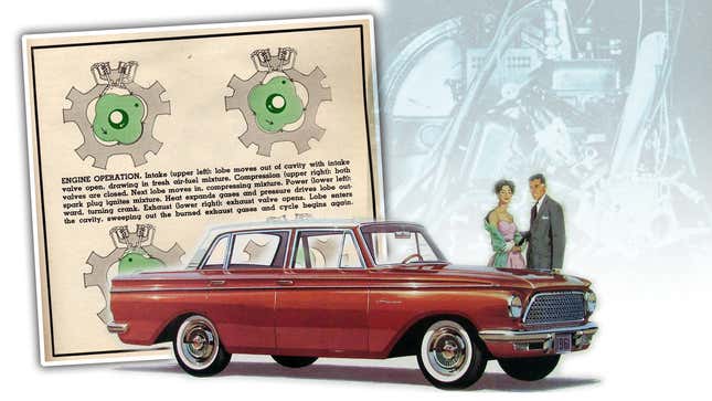 Image for article titled Rambler Once Was Developing A Really Weird Non-Wankel Rotary Engine