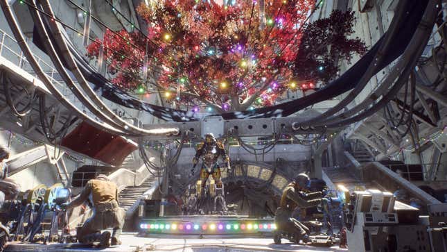 Image for article titled Anthem Still Hasn&#39;t Taken Down Its Christmas Decorations Either