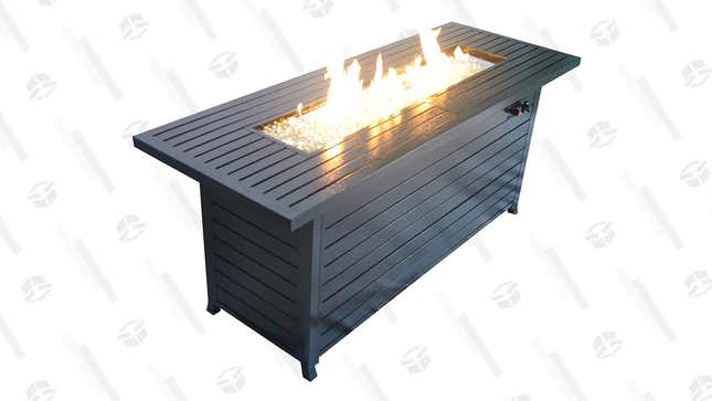 Fire Pit Table Gold Box | Amazon