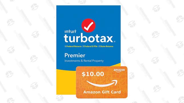 TurboTax Premier Software Download + $10 Amazon Gift Card | $55 | Amazon