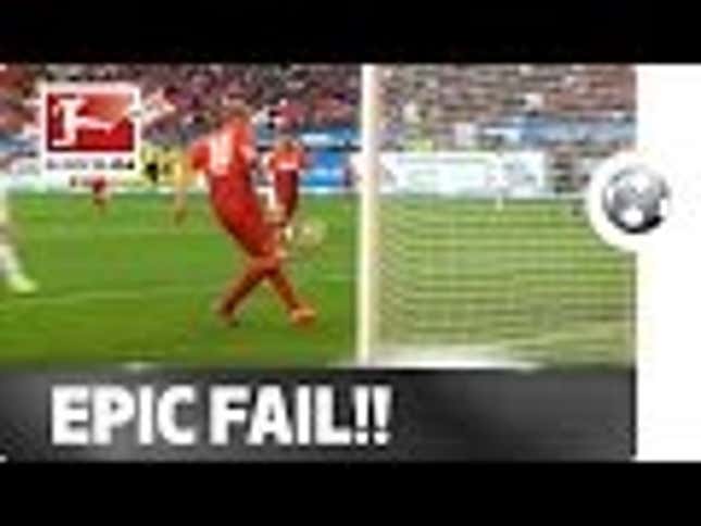 Alleged Striker Fails To Score Easiest Goal Ever