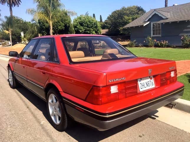 Image for article titled At $10,850, Is This 1987 Sterling 825SL Survivor A British Steal?