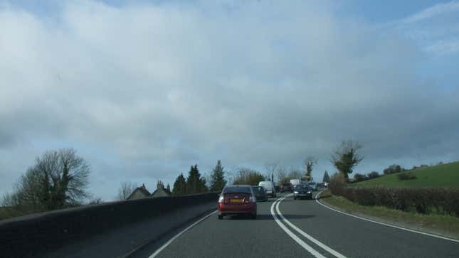 The quickest way to get from Bedworth to Kenilworth is along the A46 (pictured).