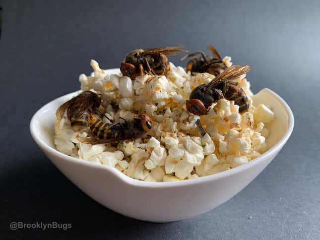 Murder hornet popcorn