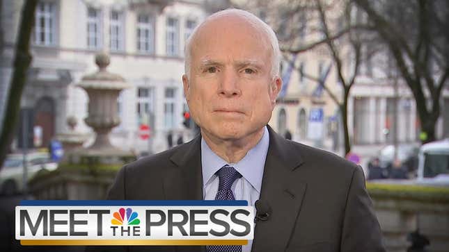 Phew! John McCain Doesn't Think Trump Wants to Be 'a Dictator'!