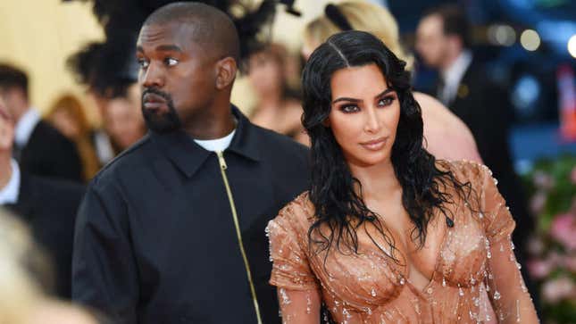 Kim Kardashian West and Kanye West attend The 2019 Met Gala Celebrating Camp: Notes on Fashion at Metropolitan Museum of Art on May 06, 2019 in New York City. 