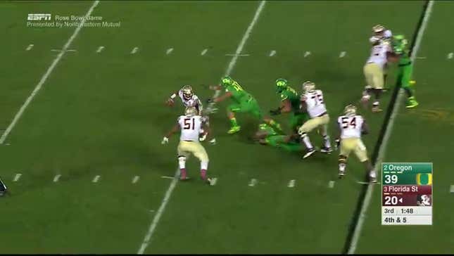 Jameis Winston Falls Down, Throws Ball Backward, Gives Up Touchdown
