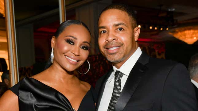 Cynthia Bailey and Mike Hill at The Women’s Cancer Research Fund’s An Unforgettable Evening 2020 on February 27, 2020, in Beverly Hills, Calif.