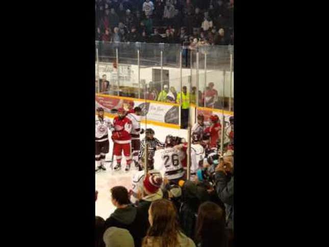 Canadian Junior Hockey Players Brawl For Extremely Canadian Reason