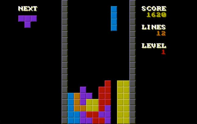 Image for article titled Tetris-OS Is an &#39;OS&#39; That Only Plays Tetris