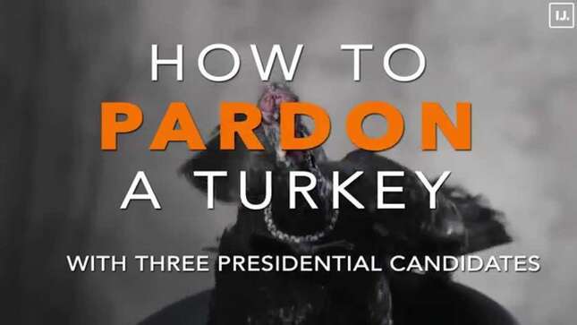 Three GOP Candidates Go Ahead and Pardon Their Own Turkeys Just for Practice