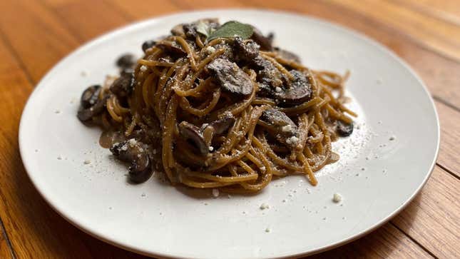 Caramelized Mushroom Pasta