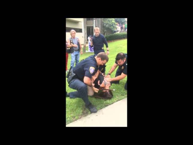 <i>Playboy</i> Model Detained for Snatching Flag From Black Students' Protest