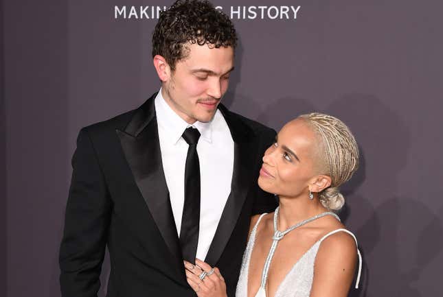 Karl Glusman and Zoe Kravitz attend the 19th annual amfAR’s New York Gala to kick off NY Fashion Week on February 8, 2017 in New York City.