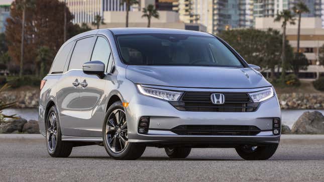 Image for article titled The 2021 Honda Odyssey Looks Downright Fast