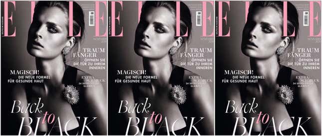 Image for article titled So, Let&#39;s Talk About That Time Elle Germany Reduced Black Models to a Fashion Trend...