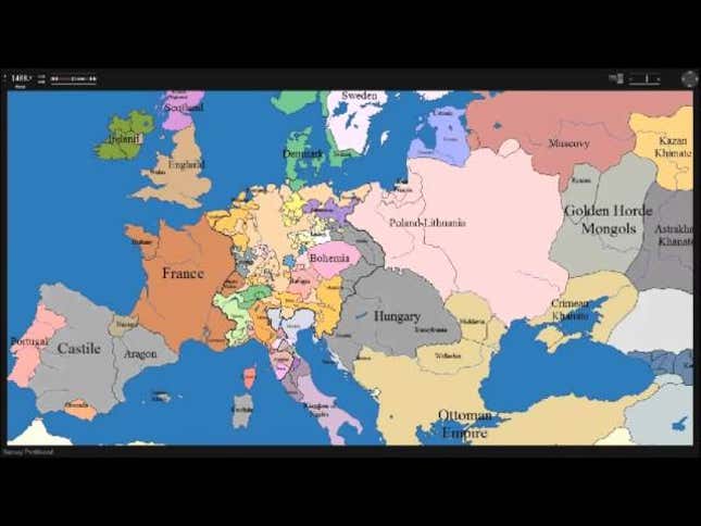 Watch Europe's Borders Change Rapidly Over 1,000 Years In This Awesome Animation