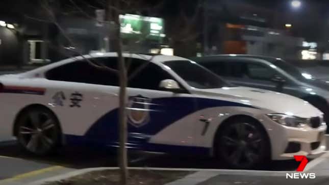 Image for article titled Fake Chinese Policer Cars Roil Aussies