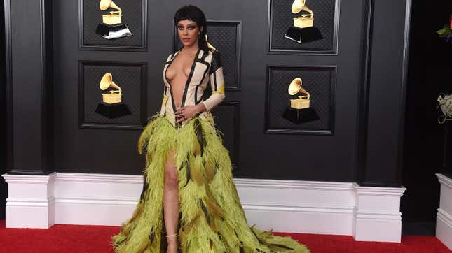 Image for article titled The Genius Mind Behind Doja Cat's Brilliant Grammys Look