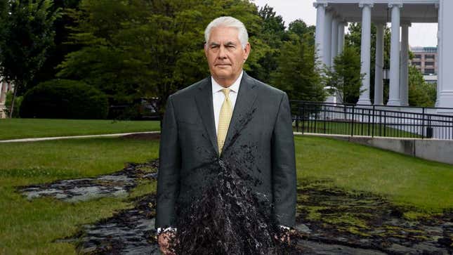 Image for article titled Millions Of Gallons Of Oil Spill Into Washington From Ruptured Rex Tillerson