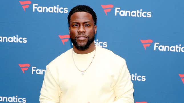 Kevin Hart attends Michael Rubin’s Fanatics Super Bowl Party at Loews Miami Beach Hotel on February 01, 2020, in Miami Beach, Florida.
