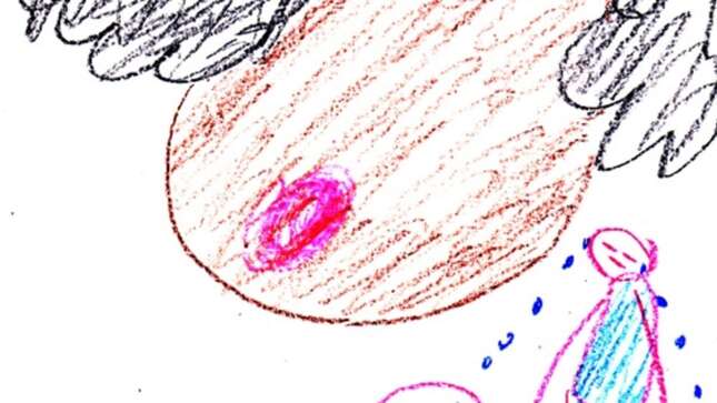 U.S. Children Still Traumatized - Drawing 1