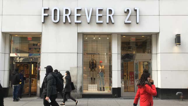 Image for article titled Are Forever 21&#39;s Days Numbered? The Fast-Fashion Retailer Becomes the Latest to Eye Bankruptcy